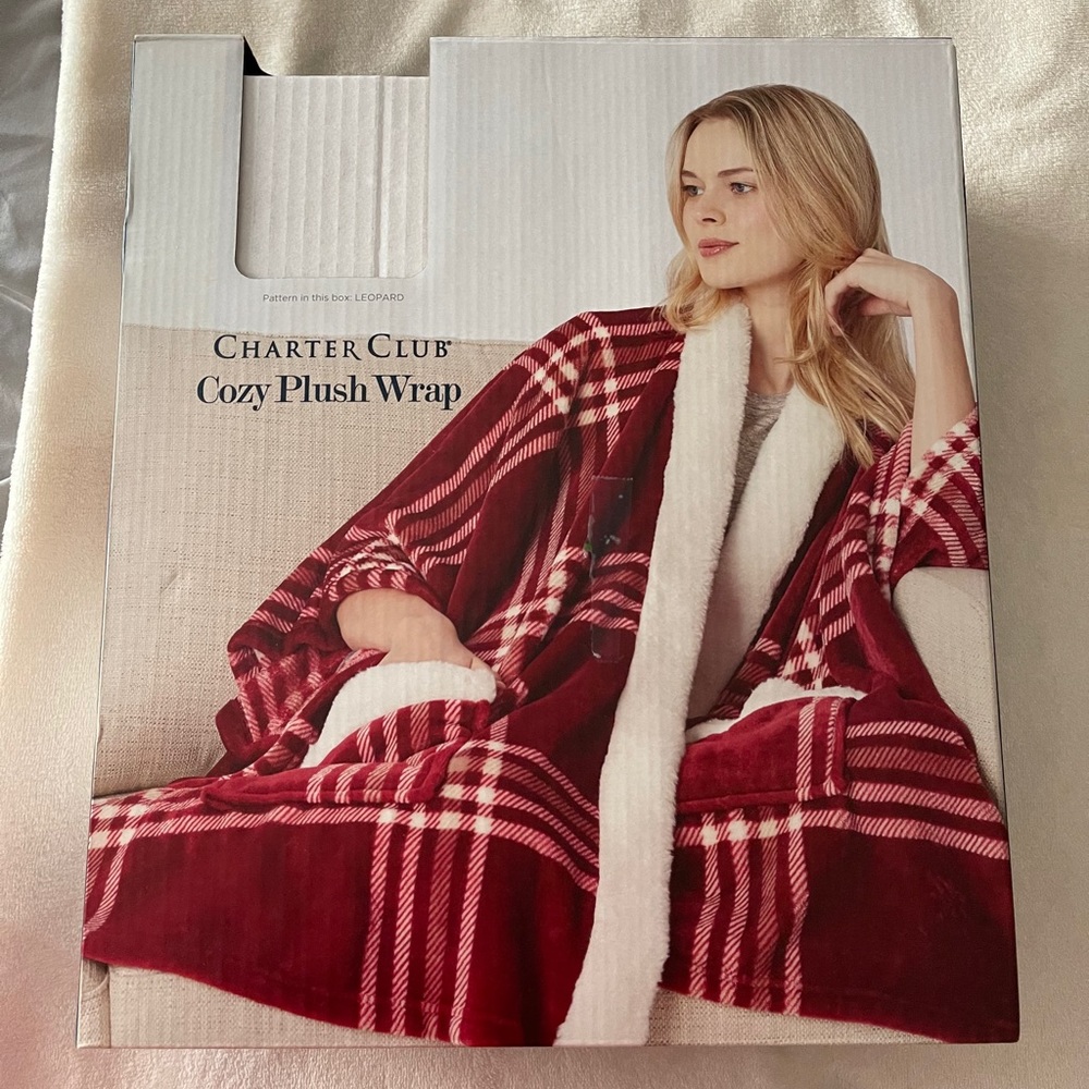 Charter Club Cozy Plush Wrap
